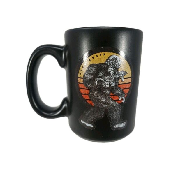 Black Rifle Coffee Company Mug Made in USA Large 15 oz BRCC Big Foot Sasquatch - Picture 1 of 14